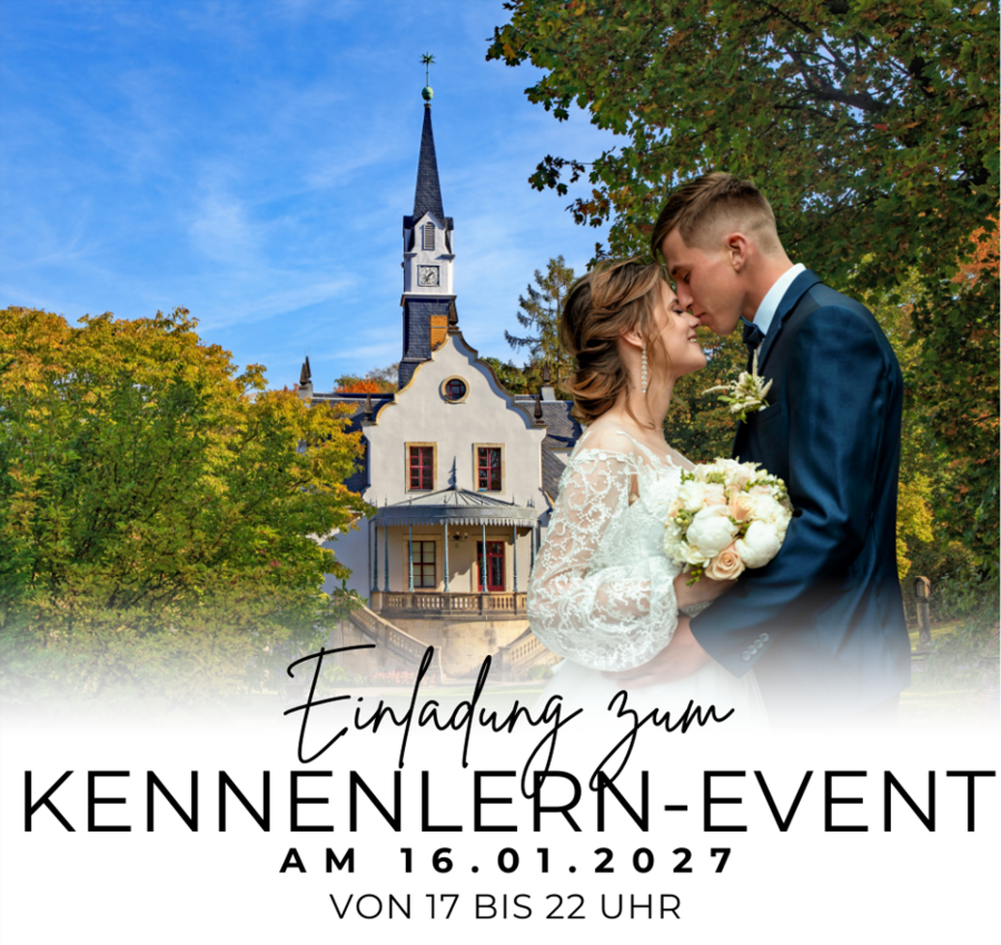 Handverlesene Hochzeitsdienstleister aus der Region stellen sich vor, festliches Buffet & Getränke inklusive, Speed-Dating mit Dienstleistern, persönliche Beratung zu Hochzeitsarrangements